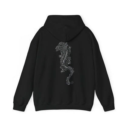 Axolotl Stoner Doom Metal Graphic Pullover Hoodie