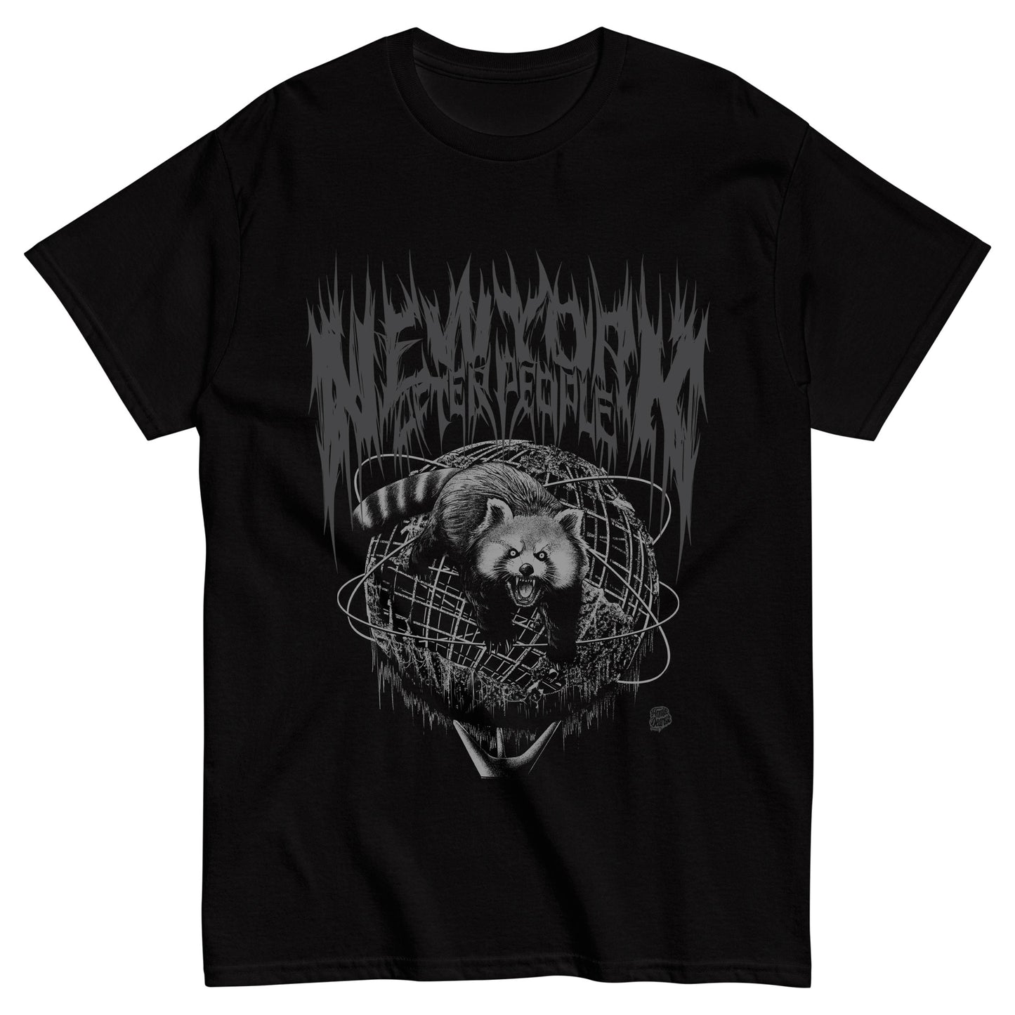 Red Panda Flushing Meadows Death Metal Graphic Tee