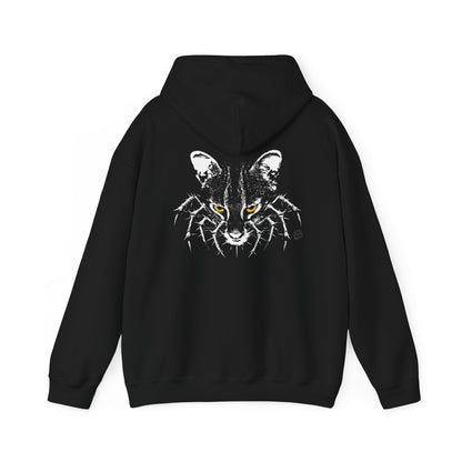 Iriomote Cat Death Metal Graphic Pullover Hoodie