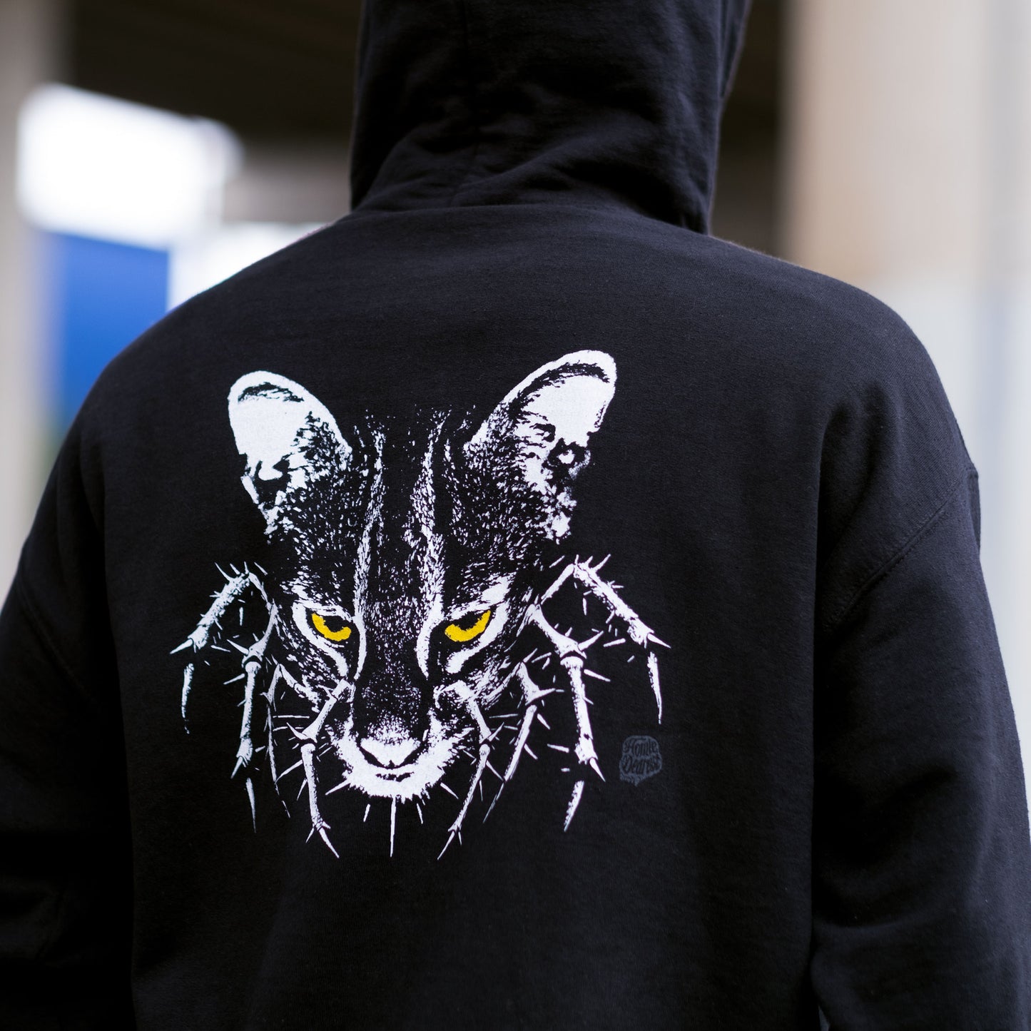 Iriomote Cat Death Metal Graphic Pullover Hoodie