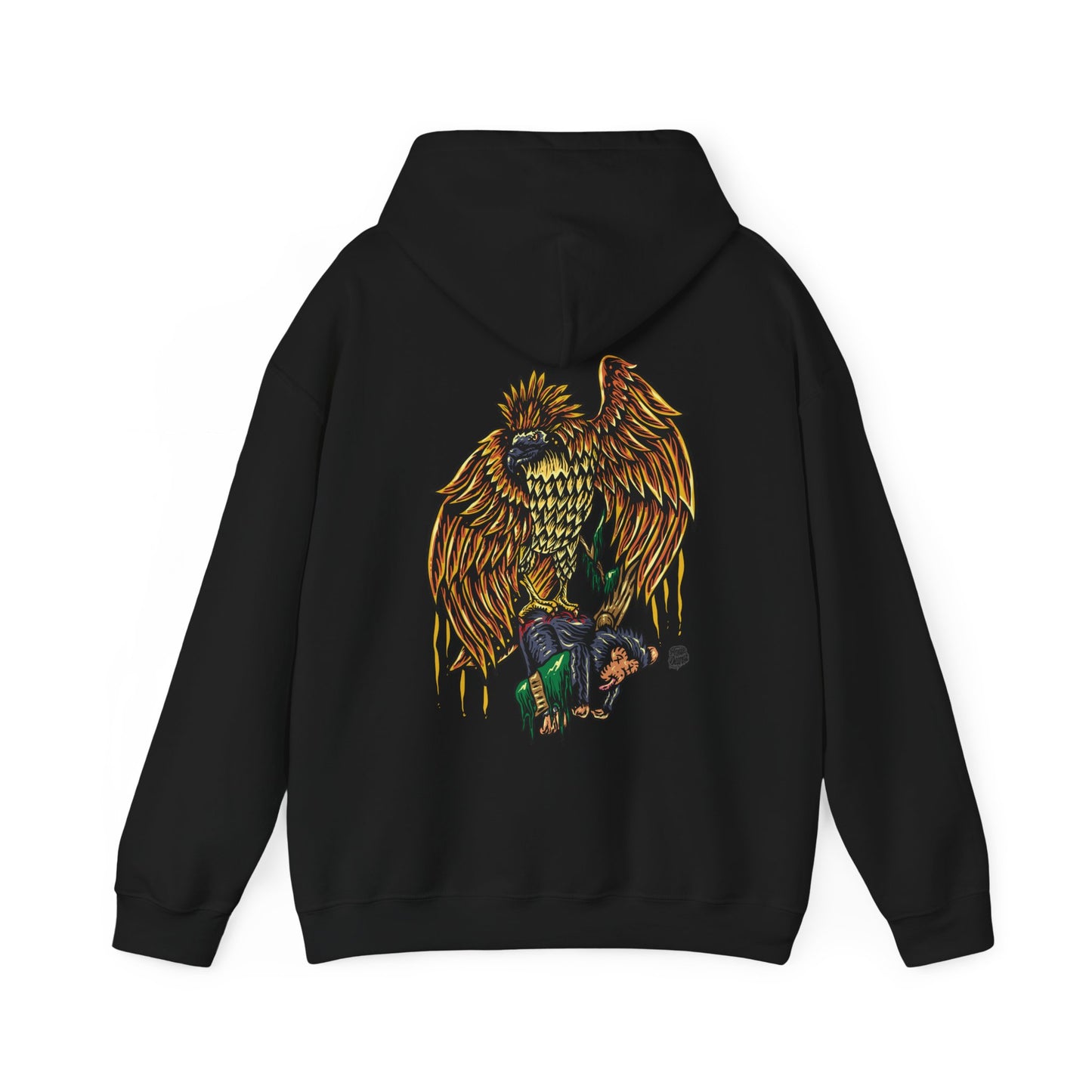 Philippine Eagle Stoner Doom Metal Graphic Pullover Hoodie