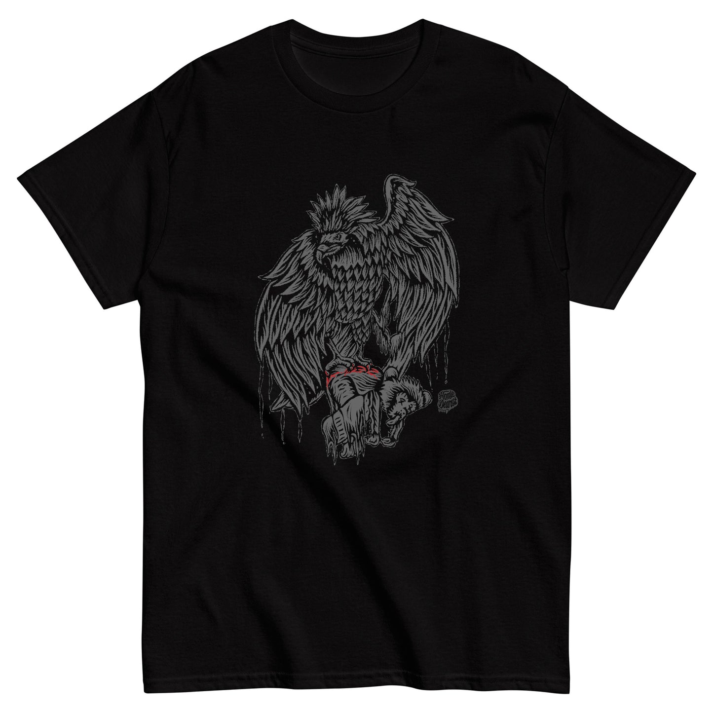 Philippine Eagle Line Art Stoner Doom Metal Graphic Tee