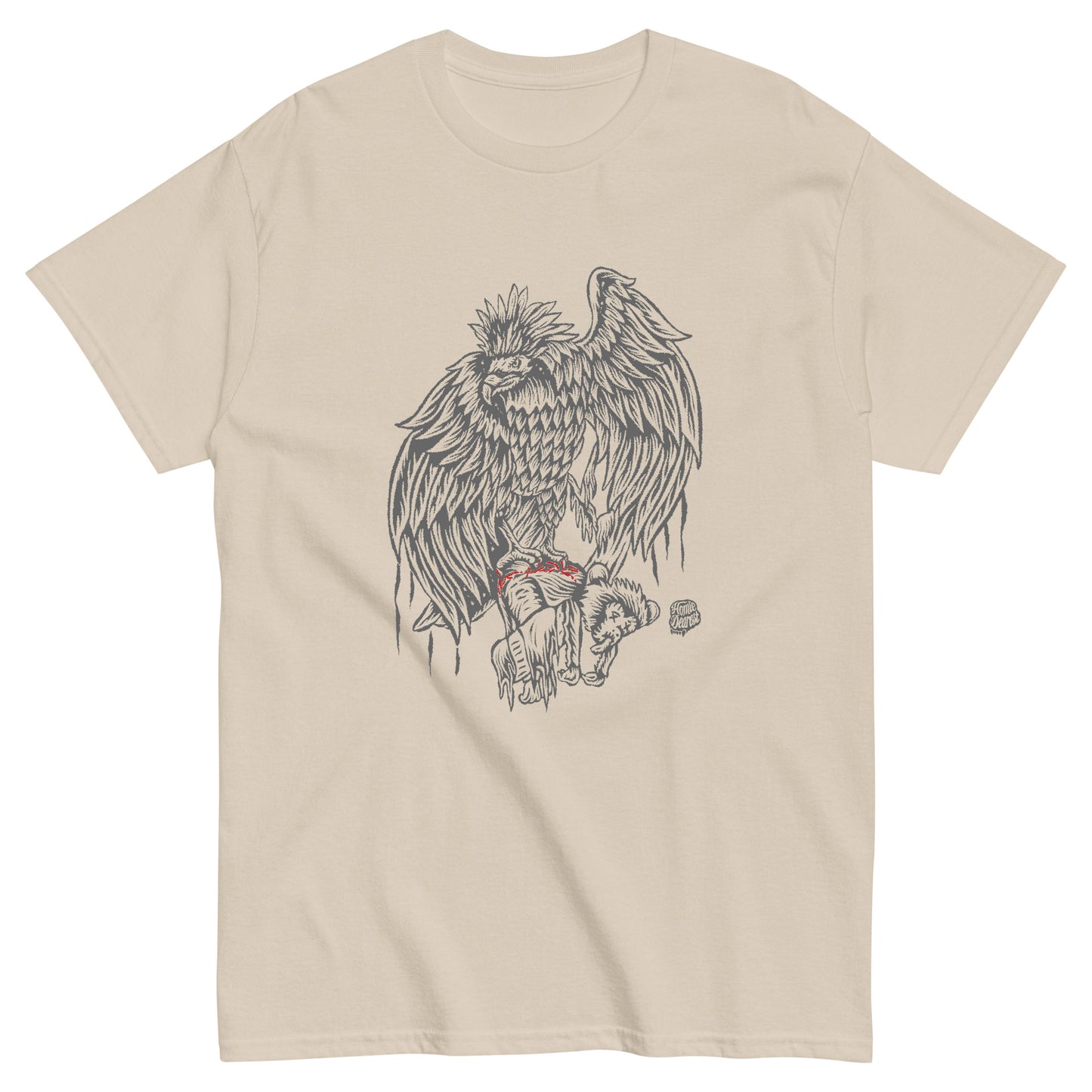 Philippine Eagle Line Art Stoner Doom Metal Graphic Tee