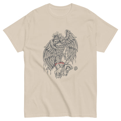 Philippine Eagle Line Art Stoner Doom Metal Graphic Tee