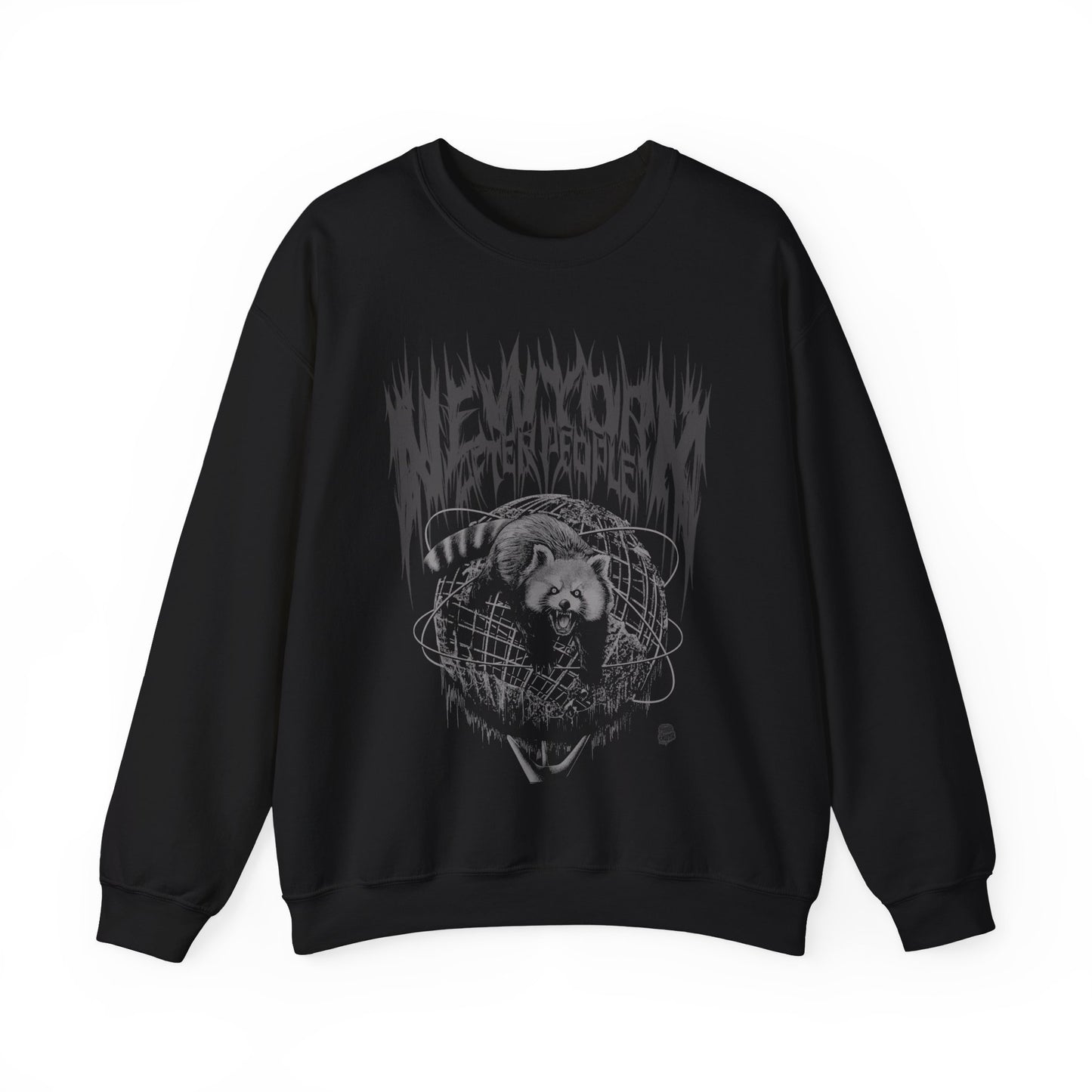 Red Panda Flushing Meadows Death Metal Graphic Sweatshirt