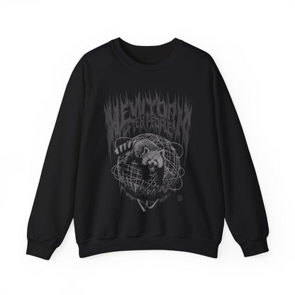 Red Panda Flushing Meadows Death Metal Graphic Sweatshirt