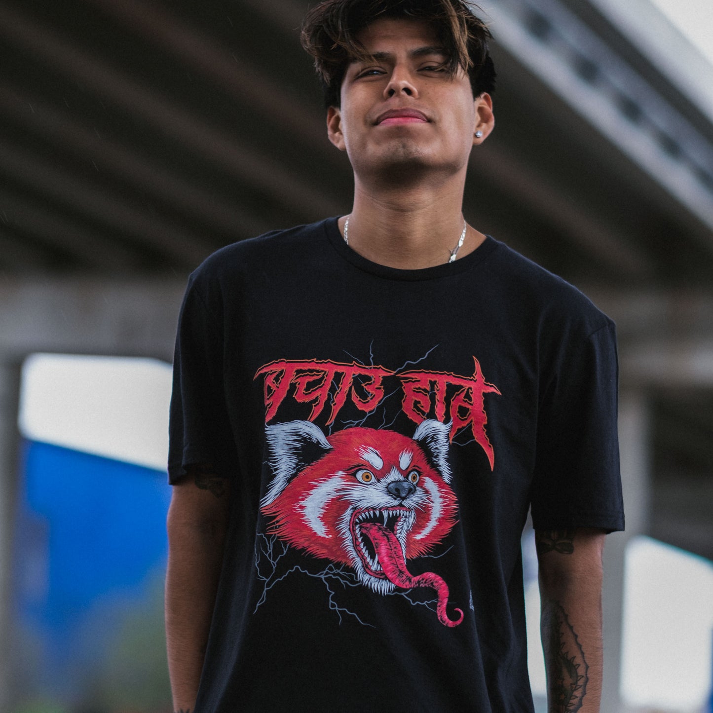 Red Panda Death Metal Graphic Tee