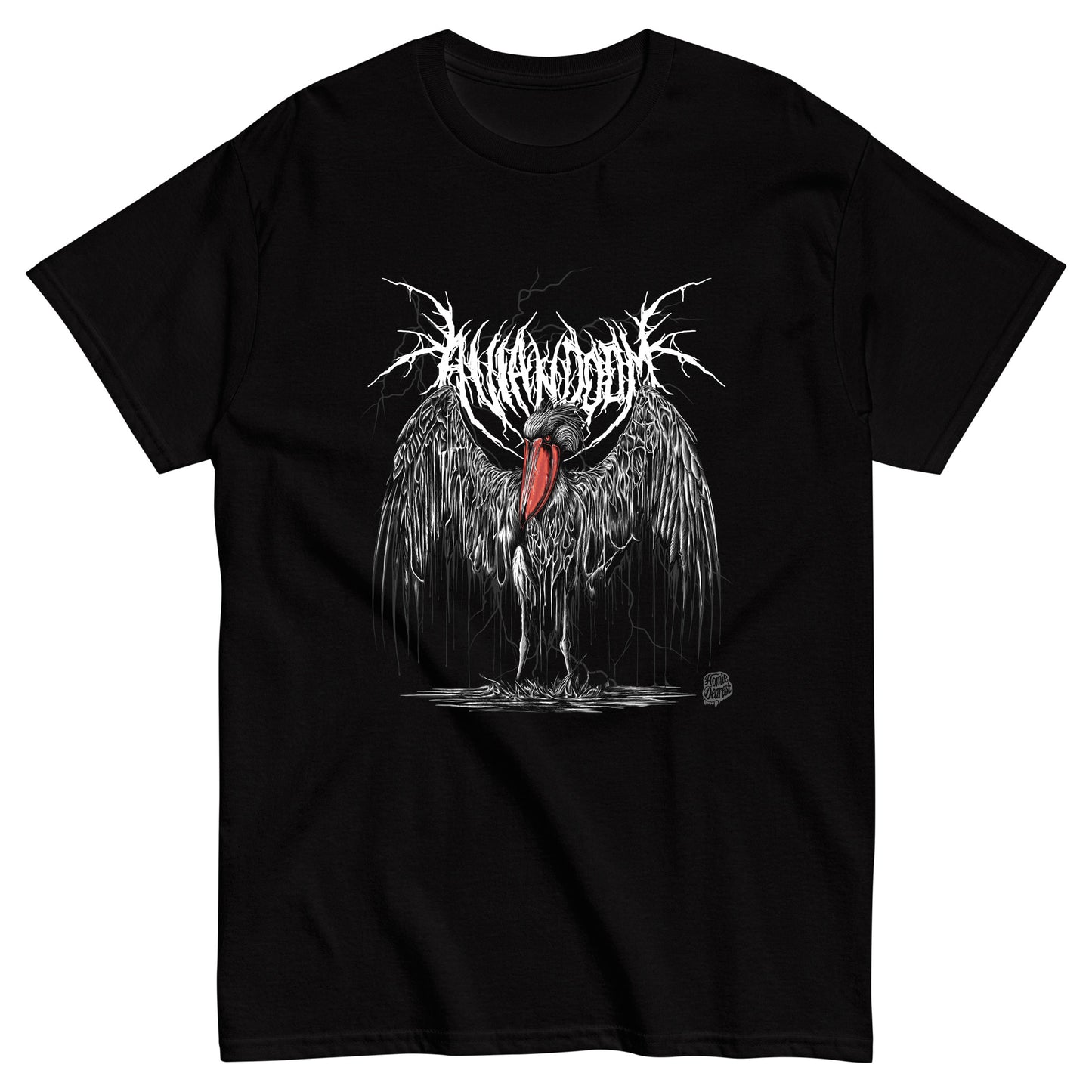 Shoebill Death Metal Graphic Tee