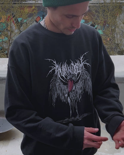 Shoebill Death Metal Graphic Sweatshirt